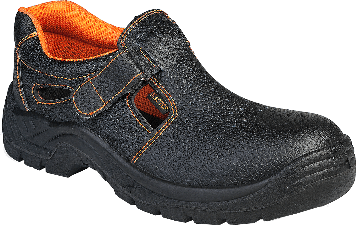 Полуботинки с перфорацией МАСТЕР, юфтевые ПУ